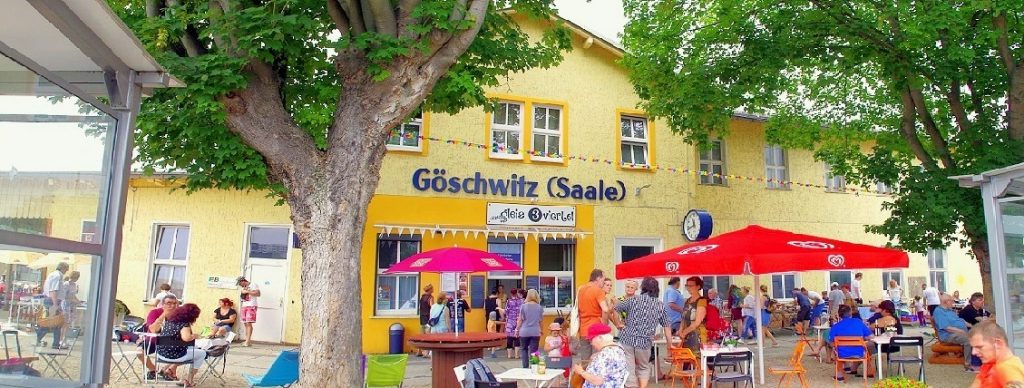 Der Bahnhof Jena-Göschwitz soll ein neuer Treffpunkt für die Reisenden werden.