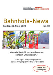 Ausgabe 10 der Bahnhfsnews